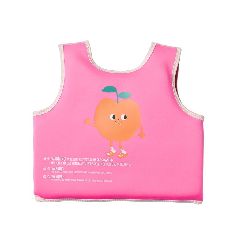 SUNNYLiFE Float Vest 3-6 Poppy The Peach Neon Pink image number 3